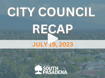 July 19 City Council Meeting Recap